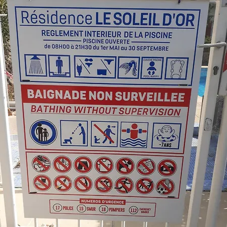 T2 Bord De Avec Jardin Et Piscine *