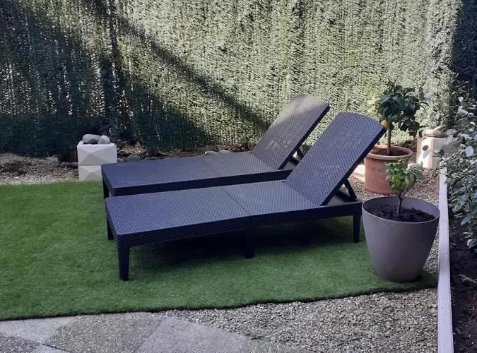 T2 Bord De Avec Jardin Et Piscine 公寓 圣艾格夫