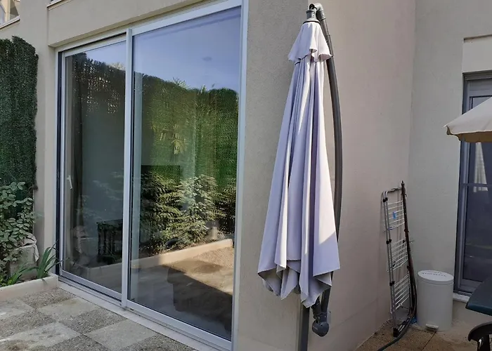 T2 Bord De Avec Jardin Et Piscine 公寓 圣艾格夫